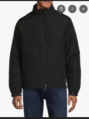 Onia Mens Black Puffer Jacket Size Medium